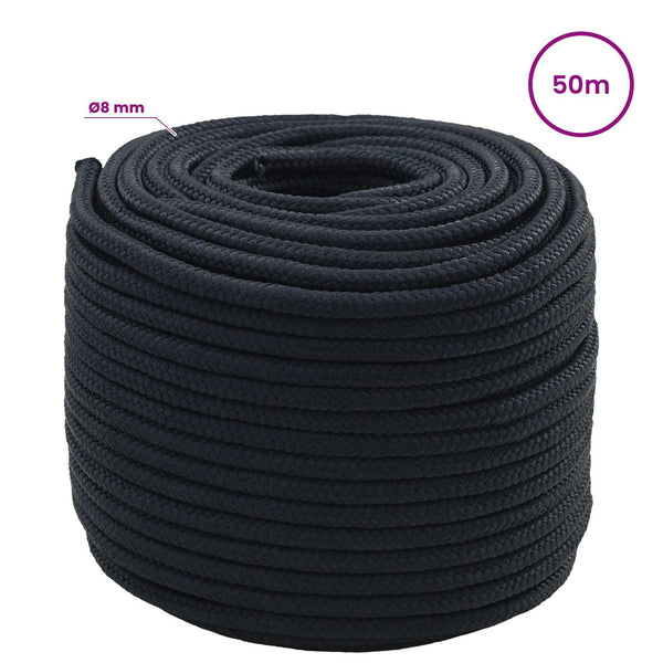 Monikäyttöinen yleisköysi 8 mm 50 m Kuningas sininen Polyesteri