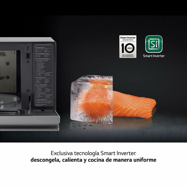 LG Mikroaaltouuni Grillillä 39L Musta - Vuodevaatteet.fi