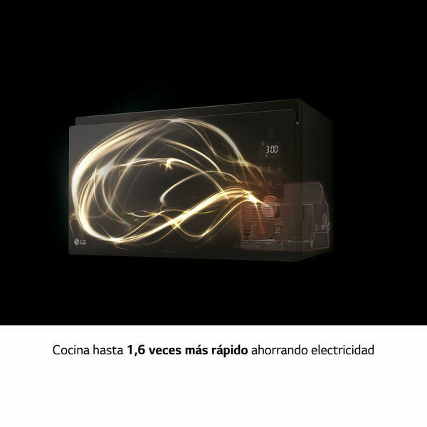 LG Mikroaaltouuni Grillillä 39L Musta - Vuodevaatteet.fi