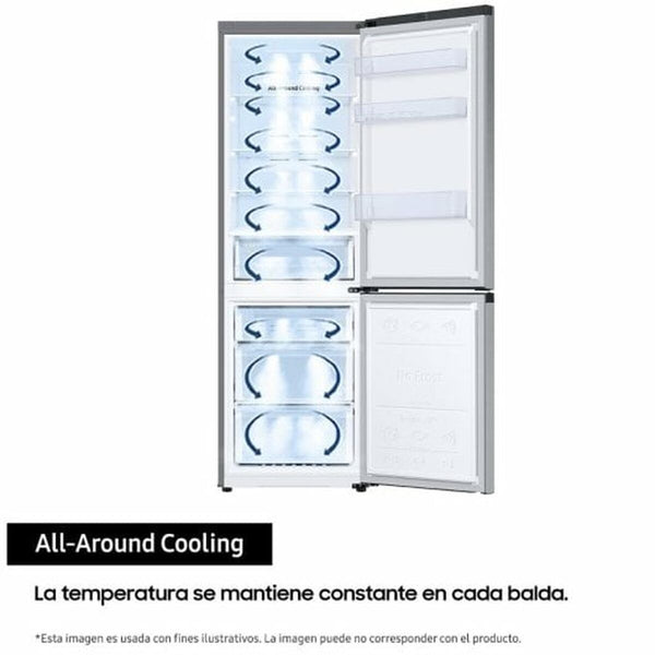 Samsung Hopeinen Jääkaappi 186 cm