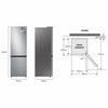 Samsung Hopeinen Jääkaappi 186 cm