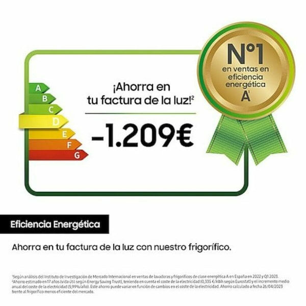 Samsung Hopeinen Jääkaappi 186 cm