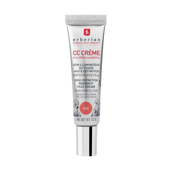 Erborian Cc - Erborian Cc Crème High Definition Radiance -kasvovoide Spf 25 Doré 15 ml