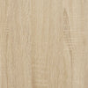 Sohvapöytä Sonoma-tammi 55x55x42 cm lastulevy