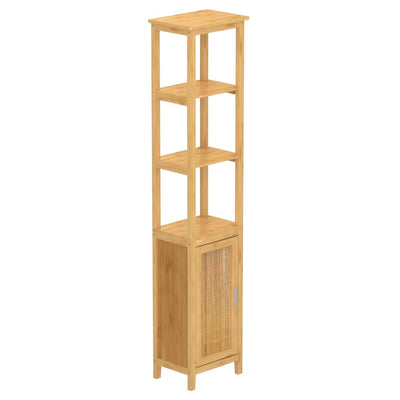 EISL Korkea kaappi 3 hyllyllä bambu 40x30x190 cm