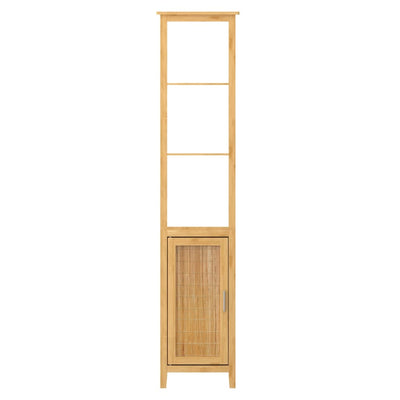 EISL Korkea kaappi 3 hyllyllä bambu 40x30x190 cm