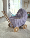 My Sweet Baby - Nuken rottinkiset rattaat - violetti