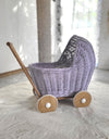 My Sweet Baby - Nuken rottinkiset rattaat - violetti