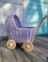 My Sweet Baby - Nuken rottinkiset rattaat - violetti