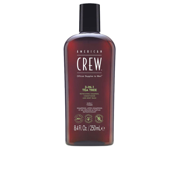 American Crew - Tea Tree 3 in 1 shampoo, conditioner and body wash 250 ml