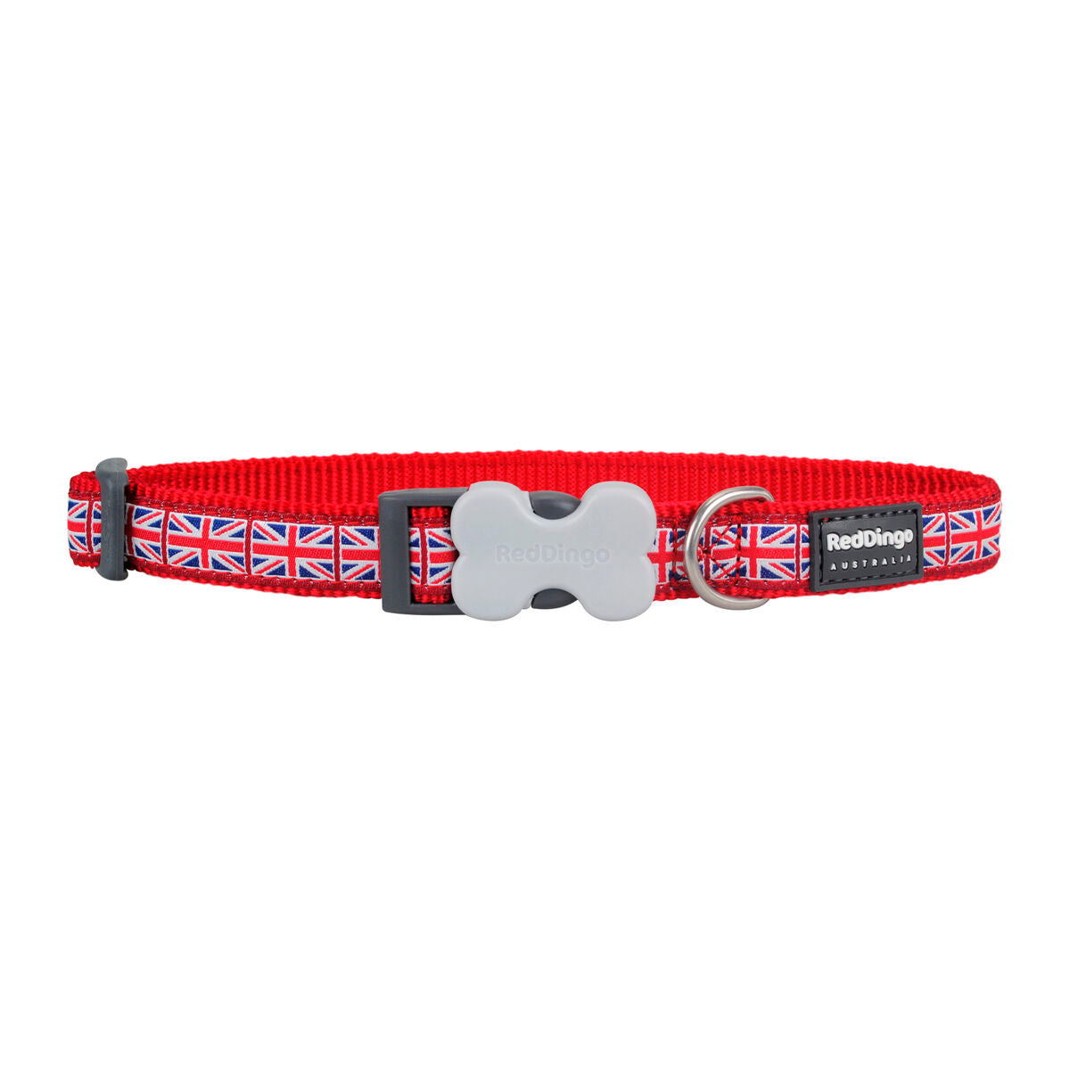 Red Dingo koiran kaulapanta Union Jack 31-47 cm