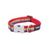 Red Dingo Style Rainbow koiran kaulapanta