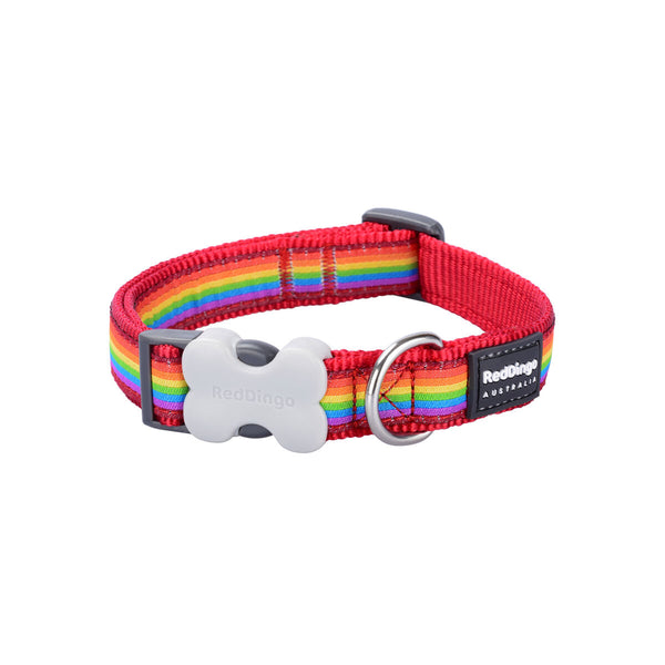 Red Dingo Style Rainbow koiran kaulapanta
