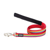 Red Dingo Rainbow koiran talutushihna 1,2 m