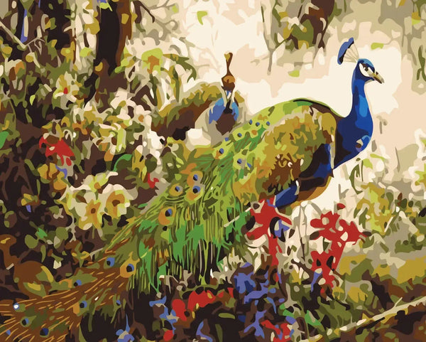 Majestic Peacock - Paint By Numbers