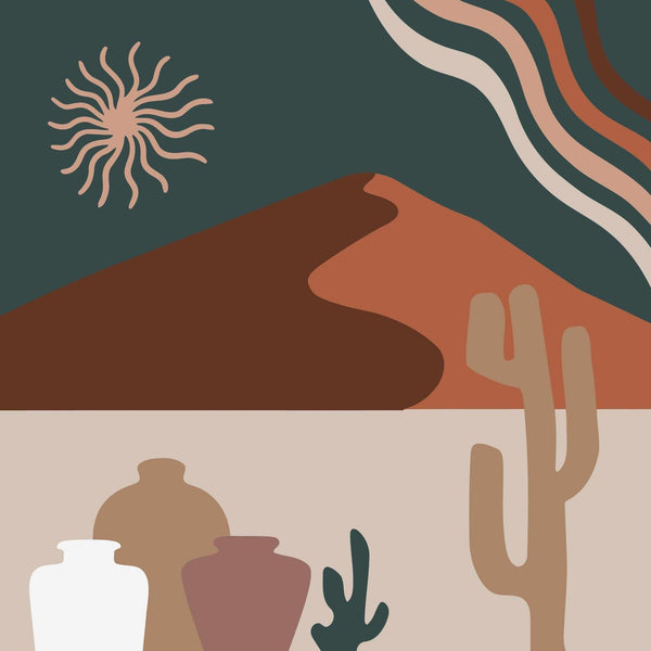 Abstract Oasis 20x20cm - Paint By Numbers