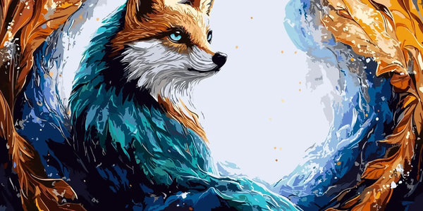 Arctic Fox 40x80cm - Paint By Numbers