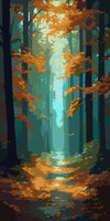 Autumn Path 40x80cm - Paint By Numbers
