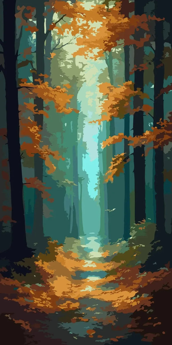 Autumn Path 40x80cm - Paint By Numbers