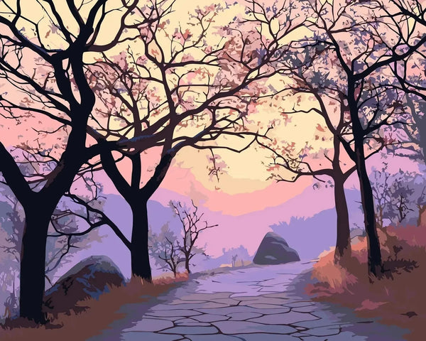 Twilight Path - Paint By Numbers
