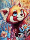 Blossom Panda 30x40cm - Timanttimaalaus