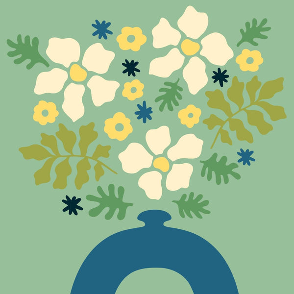 Botanical Bliss 20x20cm - Paint By Numbers