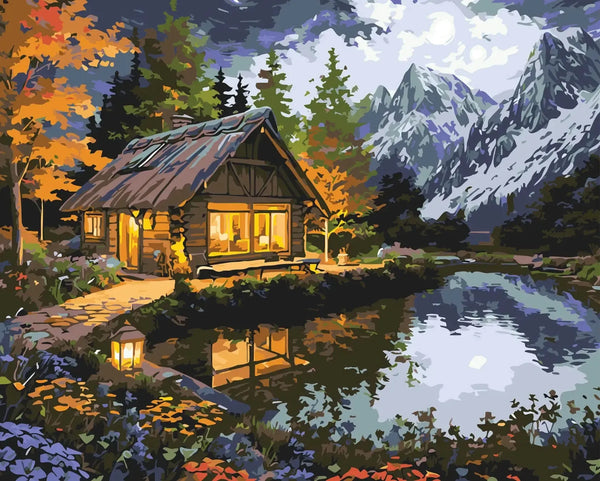 Cozy Lakehouse - Paint By Numbers