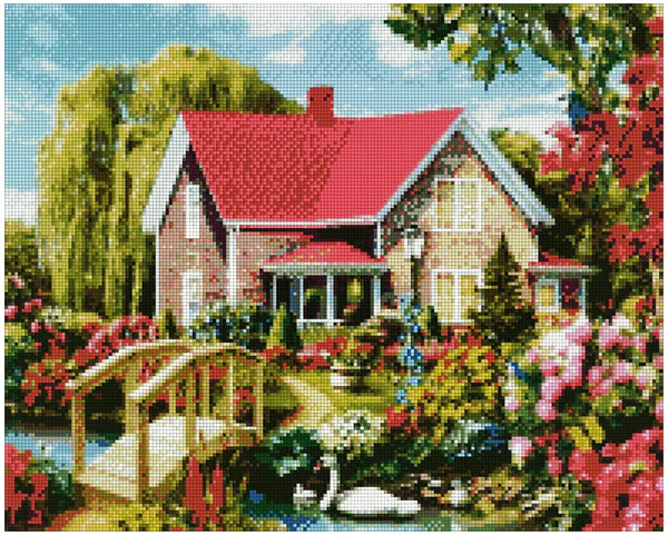 Bridge To Home 40x50cm - Timanttimaalaus