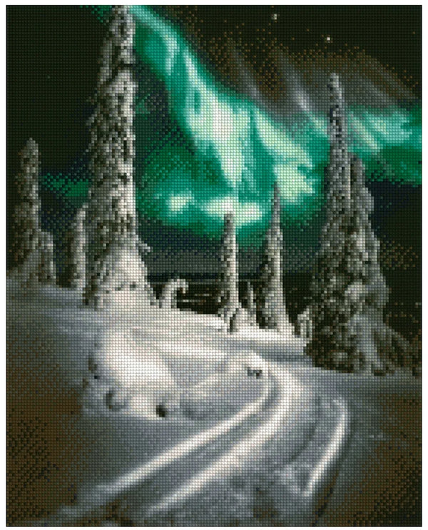 Arctic Aurora 40x50cm - Timanttimaalaus