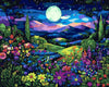 Garden Under the Moon - Paint By Numbers