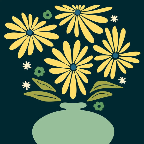 Golden Blossom 20x20cm - Paint By Numbers