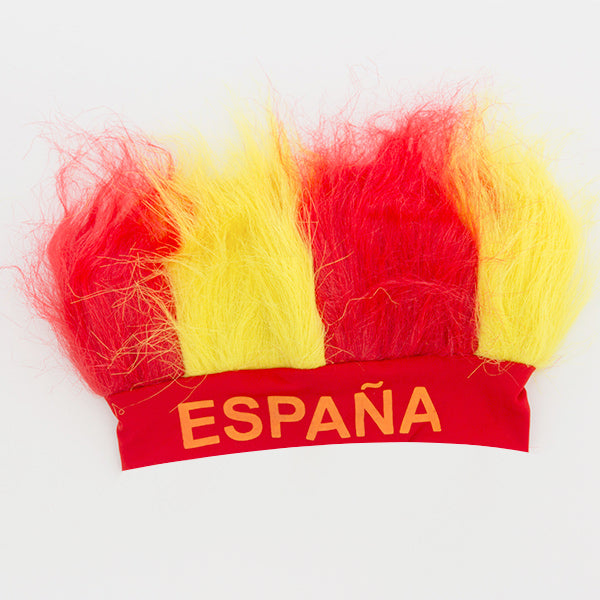 Espanjan Lippu Peruukki Jalkapallofaneille