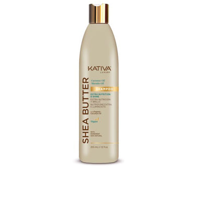 Shea butter kookos- & marulaöljy shampoo 355 ml - KATIVA