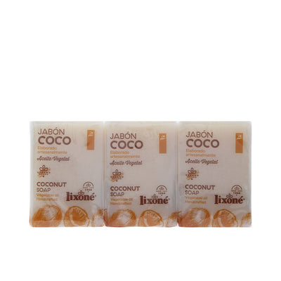 Coco saippua 100% luonnollinen 3 x 125 gr - LIXONE