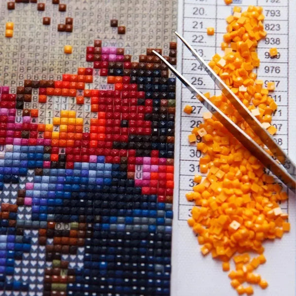 Amsterdam 40x50cm - Timanttimaalaus