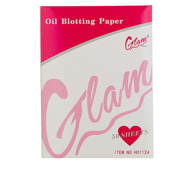 Oil blotting paper 50 u - GLAM OF SWEDEN