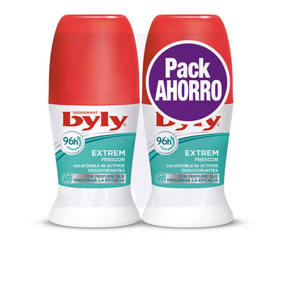 Extrem frescor 96h deo roll-on sarja 2 x 50 ml - BYLY