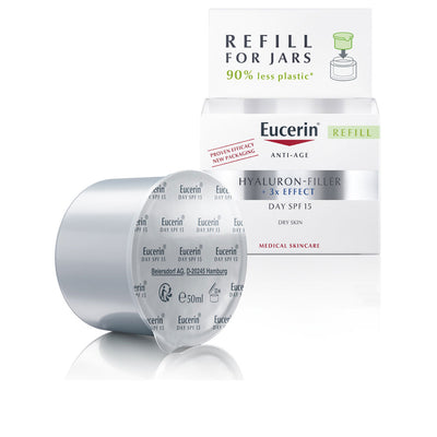 Hyaluron filler päivävoide kuivalle iholle spf15 täyttöpakkaus 50 ml - EUCERIN