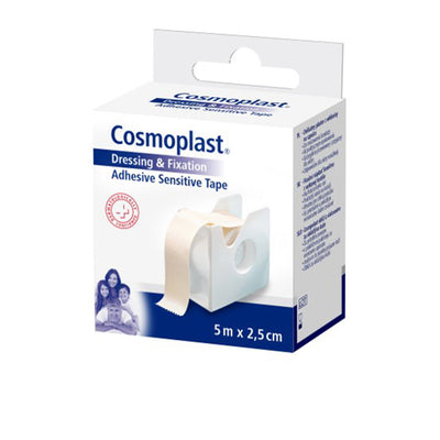 Cosmoplast herkkä teippi 5m x 2.5 cm - COSMOPLAST