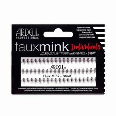 Faux mink yksittäiset mustat ripset #short 1 kpl - ARDELL