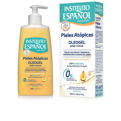 Piel atópica öljygeeli kylpyyn ja suihkuun 300 ml - INSTITUTO ESPAÑOL