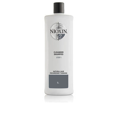 System 2 - shampoo - hienoille, luonnollisille ja erittäin heikentyneille hiuksille - vaihe 1 1000 ml - NIOXIN
