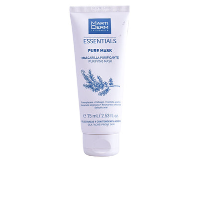 Pure-mask puhdistava kasvonaamio rasvaiselle ja aknealttiille iholle 75 ml - MARTIDERM
