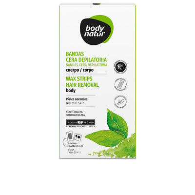 Bands Depilatory Wax Body Matcha Tea 16 U