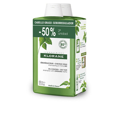 A la ortiga bio seborreguloiva shampoo rasvaiselle hiukselle 2 x 400 ml - KLORANE