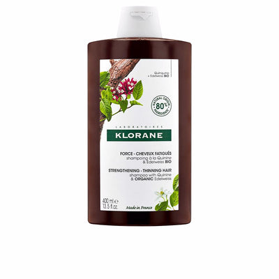 Quinine and edelweiss bio hiustenlähtöön shampoo 400 ml - KLORANE