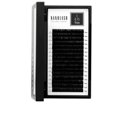 Volume lashes tekokuitset 0.15 c #9 mm 1 kpl - NANOLASH