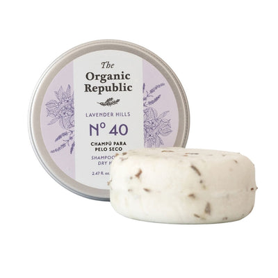 Champú sólido kuivalle hiukselle 70 gr - THE ORGANIC REPUBLIC