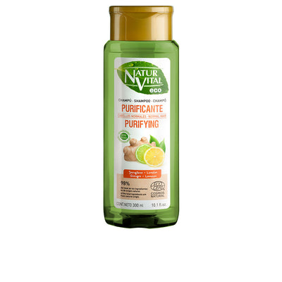 Eco purifying inkivääri ja sitruuna shampoo 300 ml - NATUR VITAL
