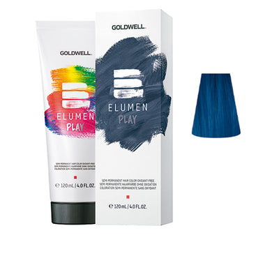 Elumen Play Semi Permanent Hair Color Oxidant-Free #Blue 120 Ml